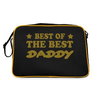 DADDY PAPA DAD - Sac Retro - noir/or - Dos