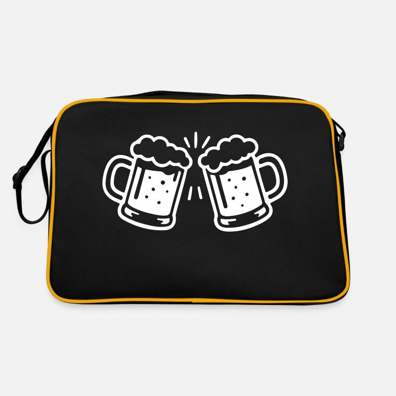 Bier Anstossen Prost Retro Tasche