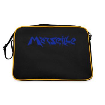 Marseille - Sac Retro - noir/or - Dos
