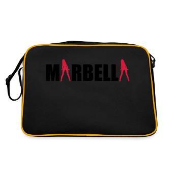 Marbella sexy Girls holiday Spain - Retro Bag - black/gold - Back