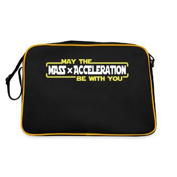 May the Force be with you - Retro Bag - black/gold - Back