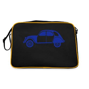 voiture ancienne vieille9 dodoche - Sac Retro - noir/or - Dos