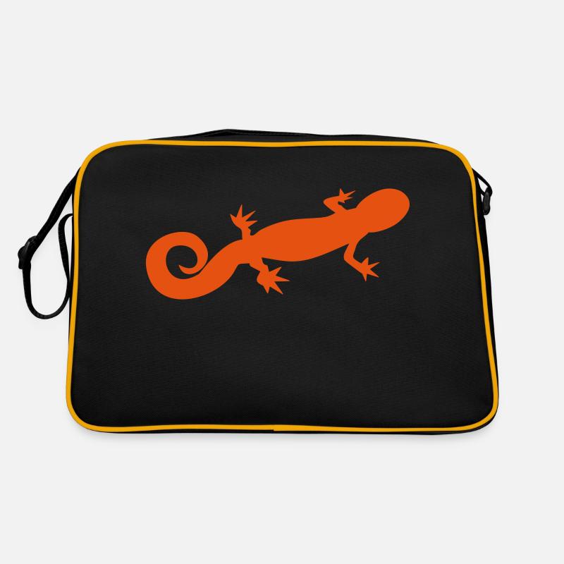 salamander - Retro Tasche - Schwarz/Gold
