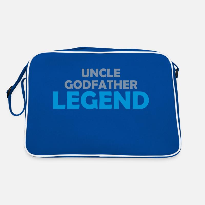 Uncle Godfather Legend Quote Retro Bag