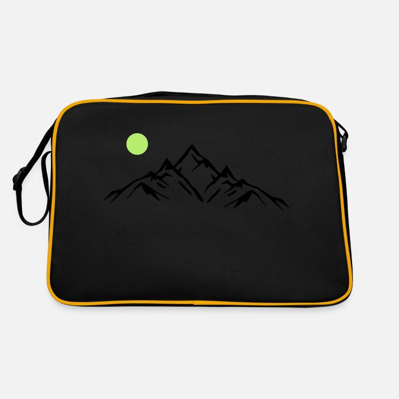 mountains Retro Tasche