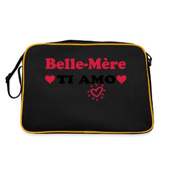 Belle Mère ti amo - Sac Retro - noir/or - Dos