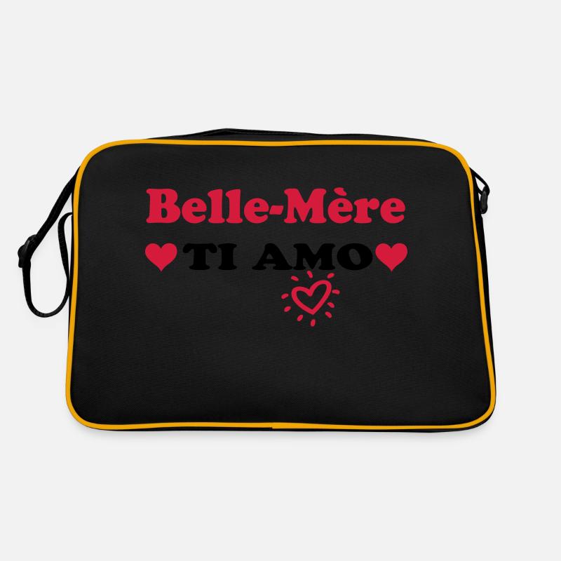 Schwiegermutter ti amo Retro Tasche