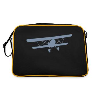 doppeldecker_02 - Retro Bag - black/gold - Back