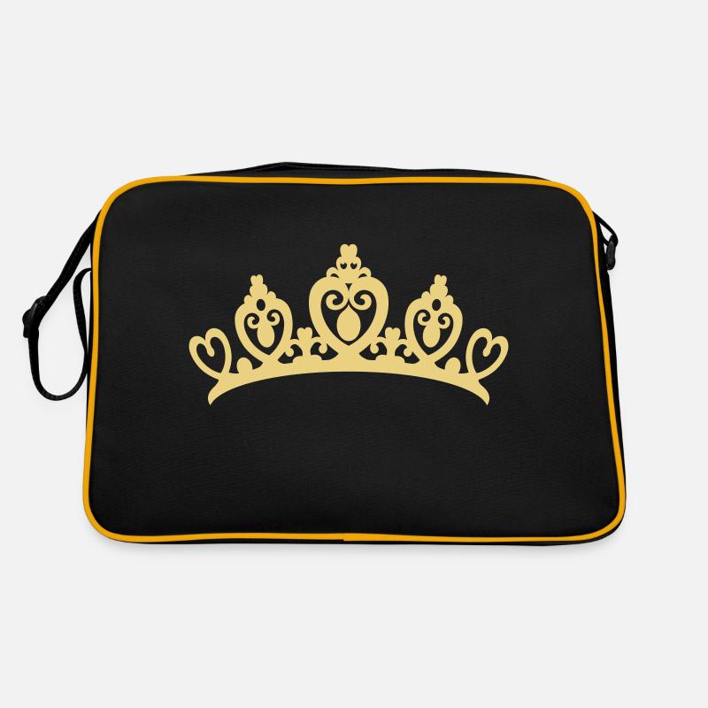 Krone Diadem Retro Tasche