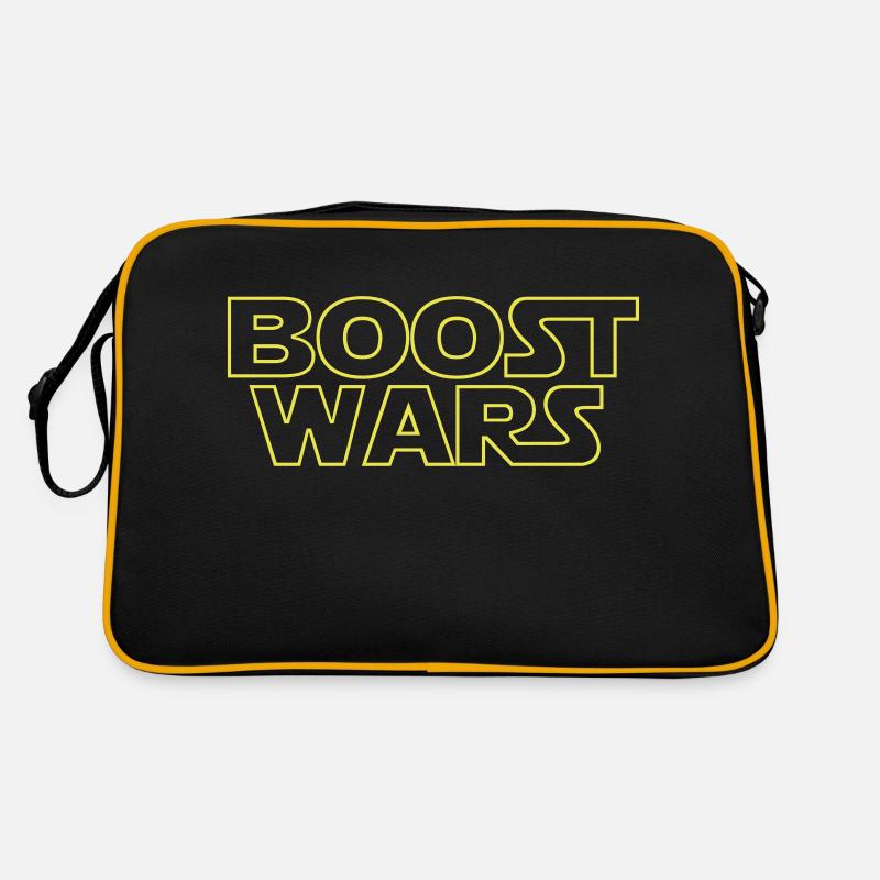 Boost Wars - Retro Tasche - Schwarz/Gold