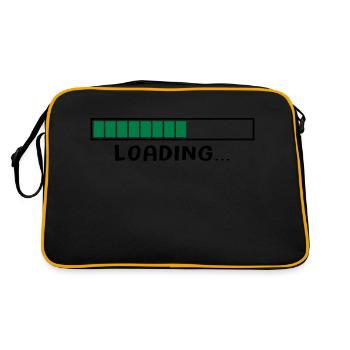 LOADING 4 - Sac Retro - noir/or - Dos