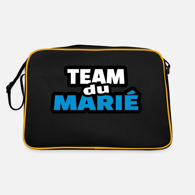 team du marié (vers.16) Sac Retro