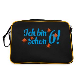6 - Retro Bag - black/gold - Back
