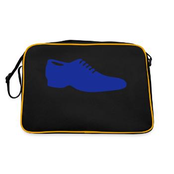 schuh Schuh Schuh zapato scarpa1 - Retro Tasche - Schwarz/Gold - Hinten