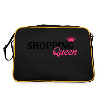 shopping_queen_1_f2 - Retro Bag - black/gold - Back