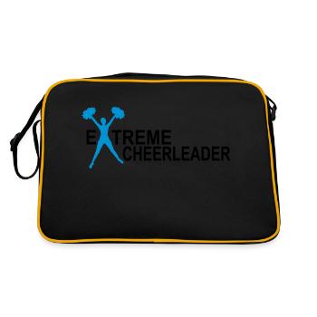 cheerleader - Retro Tasche - Schwarz/Gold - Hinten