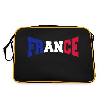 France Logo Design - Retro Bag - black/gold - Back