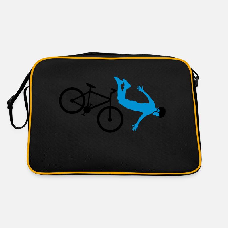 accident de vélo chute casque de vélo vélo vélo stu Sac Retro