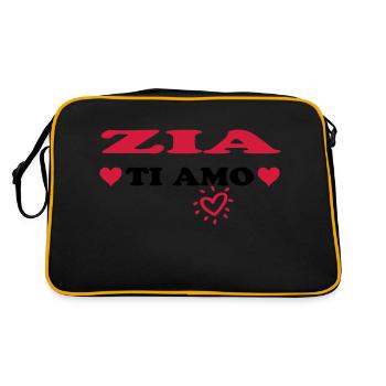 Zia ti amo - Sac Retro - noir/or - Dos