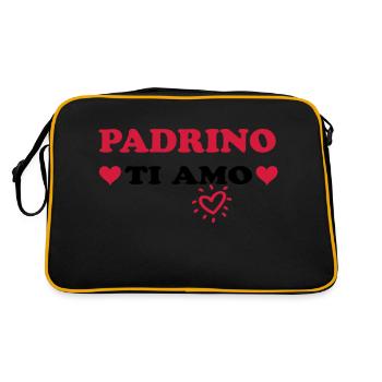 Padrino ti amo - Sac Retro - noir/or - Dos