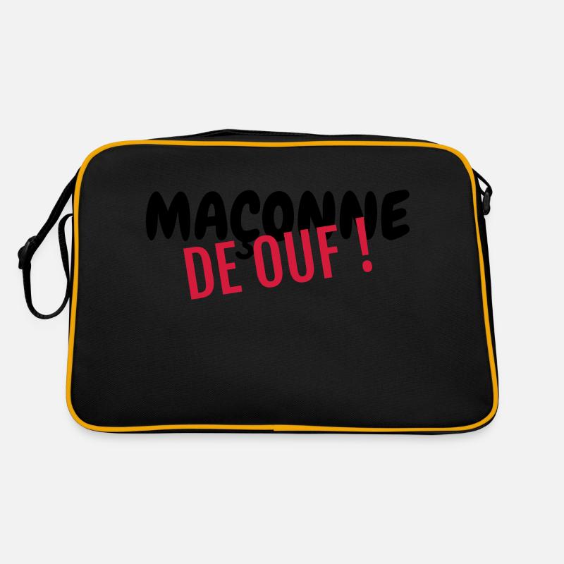 Bricklayer Mason Maurer Maçon Maçonnerie Bricolage Retro Bag
