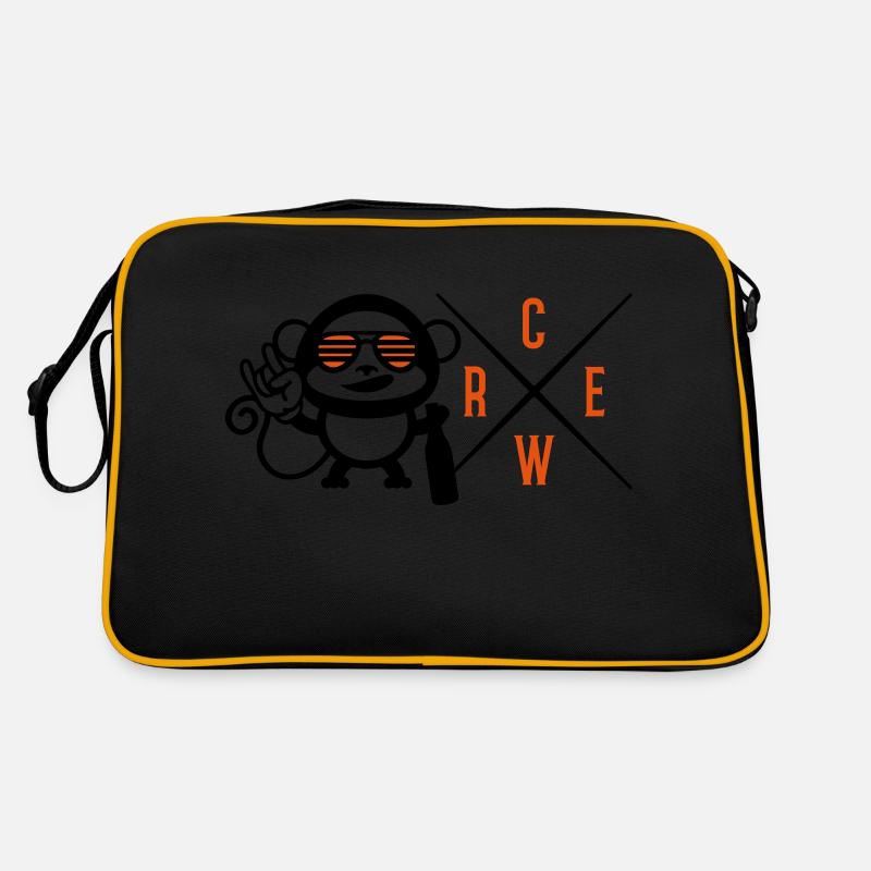 monkey crew Retro Tasche