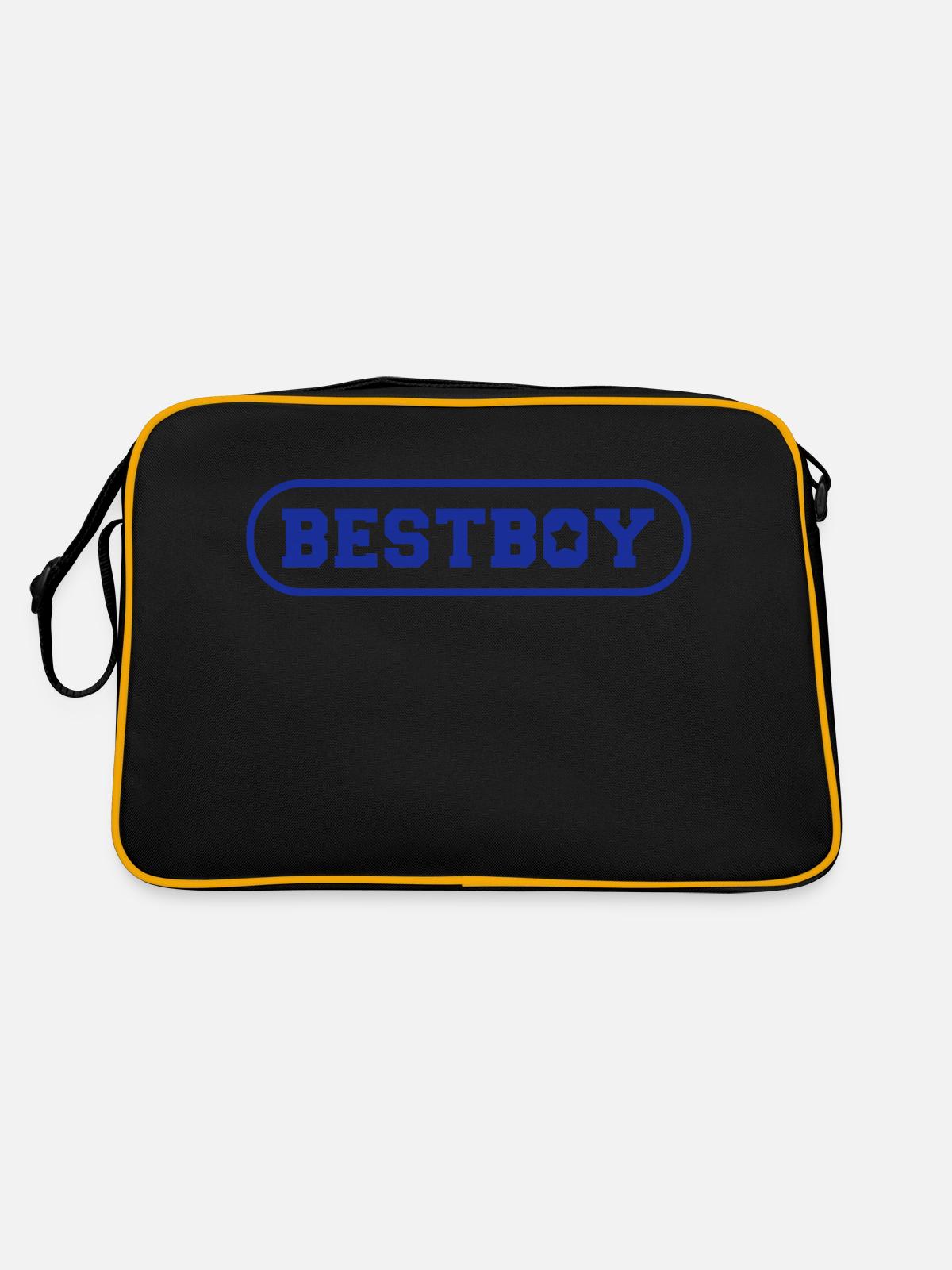 bestboy - Sac Retro - noir/or - Dos