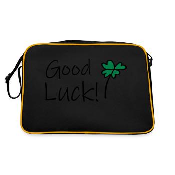 Bonne chance - Sac Retro - noir/or - Dos