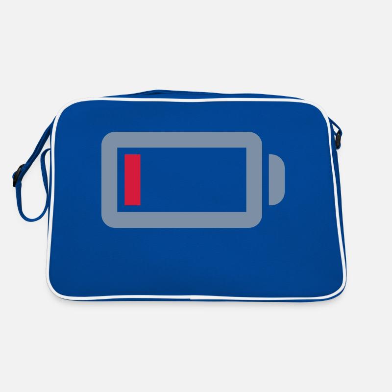Pas de batterie d’alimentation vide Sac Retro
