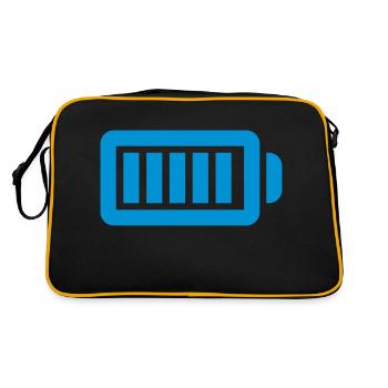 Battery fully charged bar - Retro Bag - black/gold - Back