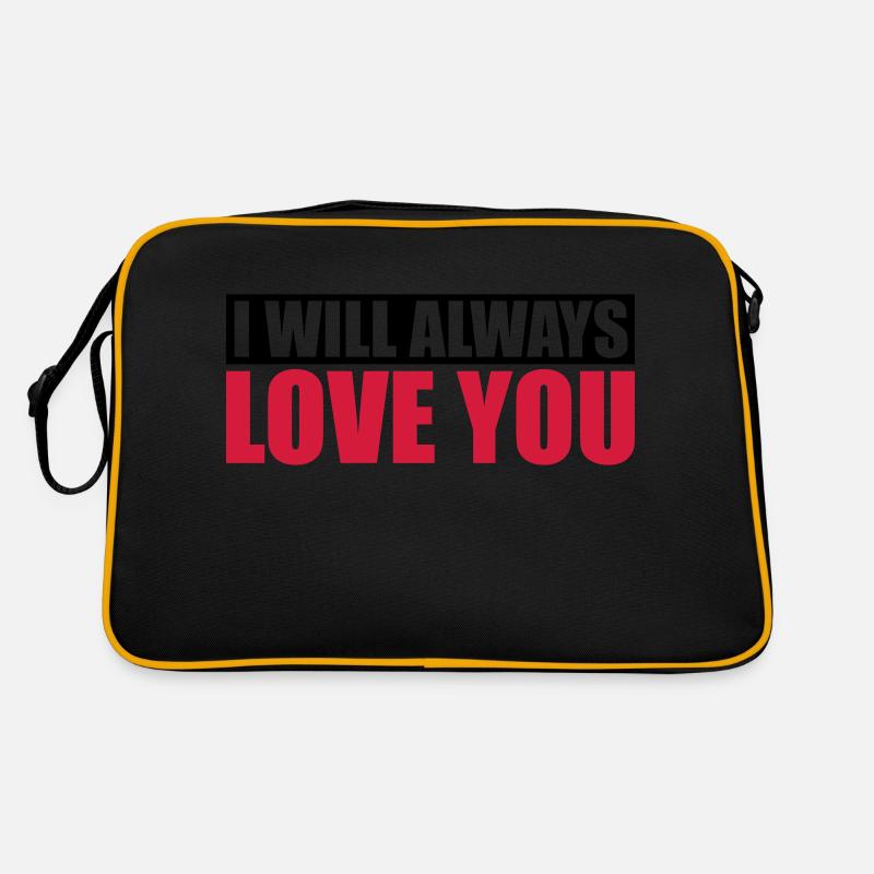 I will always love Retro Tasche