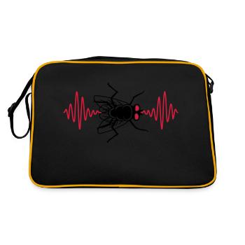 Pulse housefly small house fly - Retro Bag - black/gold - Back