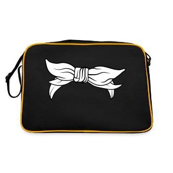 Bandana foulard couvre-chef femme - Sac Retro - noir/or - Dos