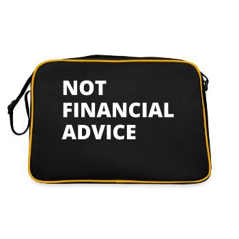 Pas de conseils financiers - Sac Retro - noir/or - Dos