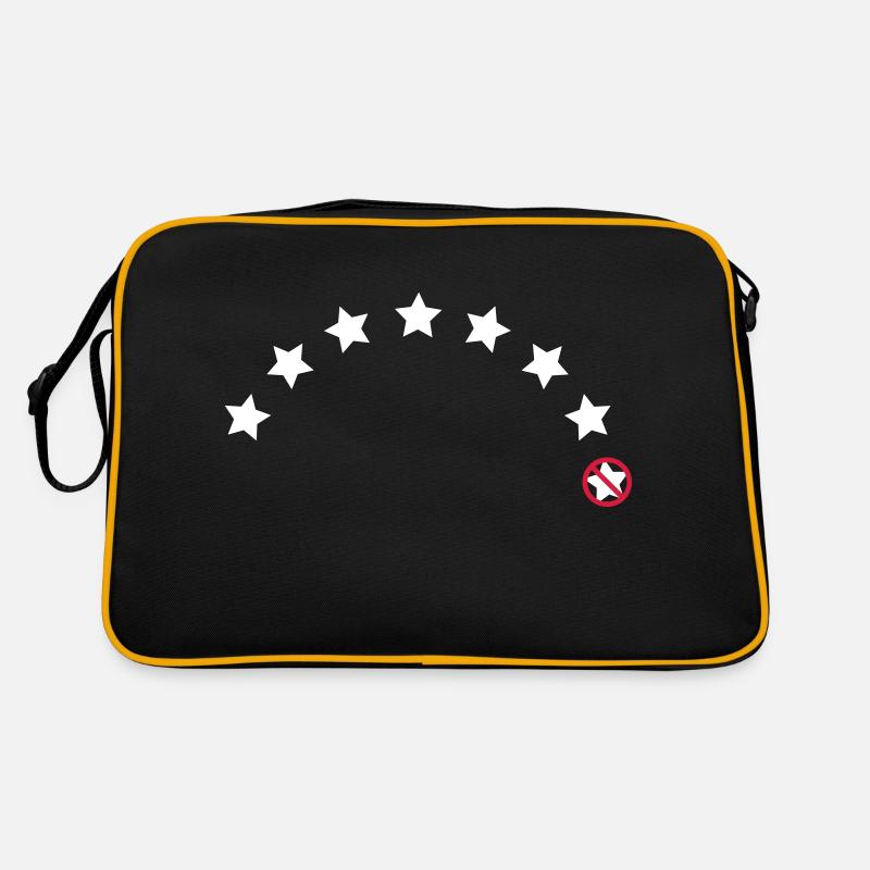 7 ÉTOILES venezuela - Sac Retro - noir/or