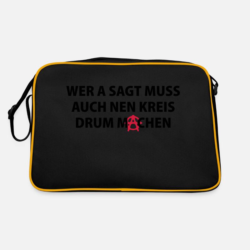 wer_a_sagt Retro Tasche