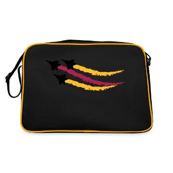 F22 Raptor - Sac Retro - noir/or - Dos