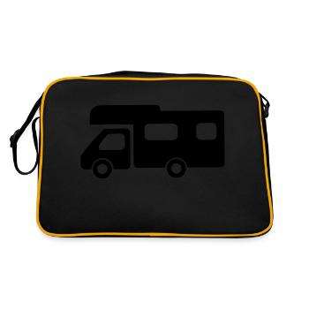 camping-car - Sac Retro - noir/or - Dos