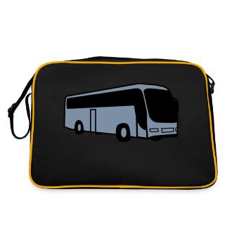 bus - Sac Retro - noir/or - Dos