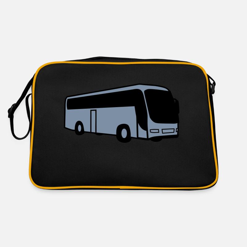 bus autobus bus driver Retro Bag