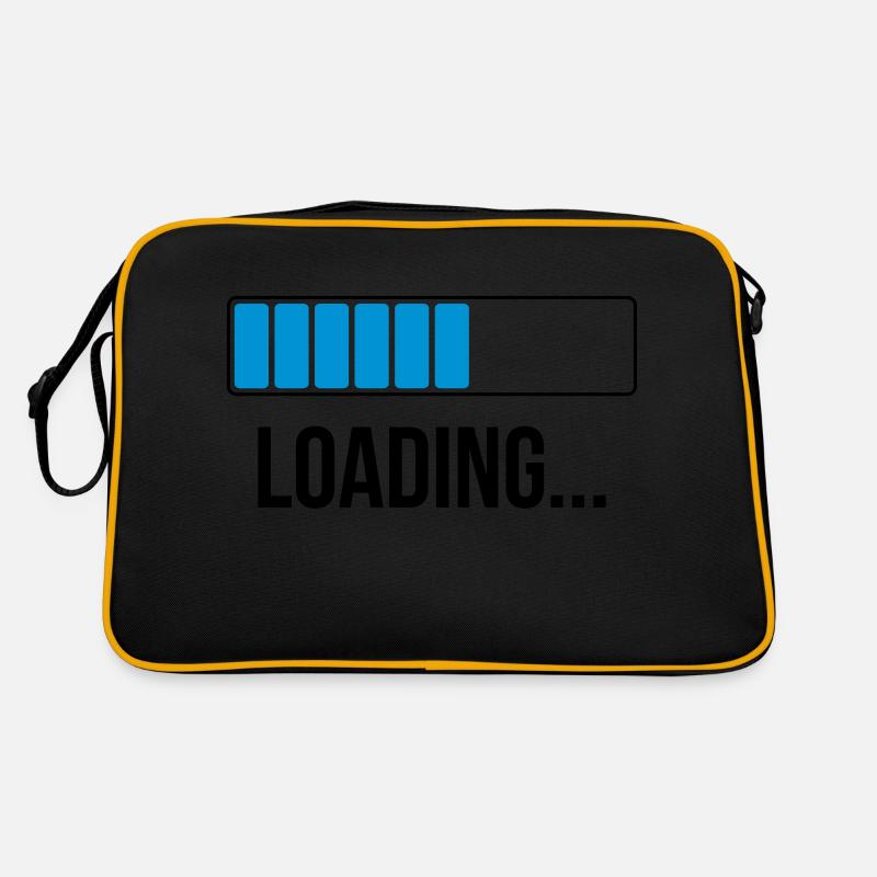 Loading... [Custom it !] - Retro Bag - black/gold