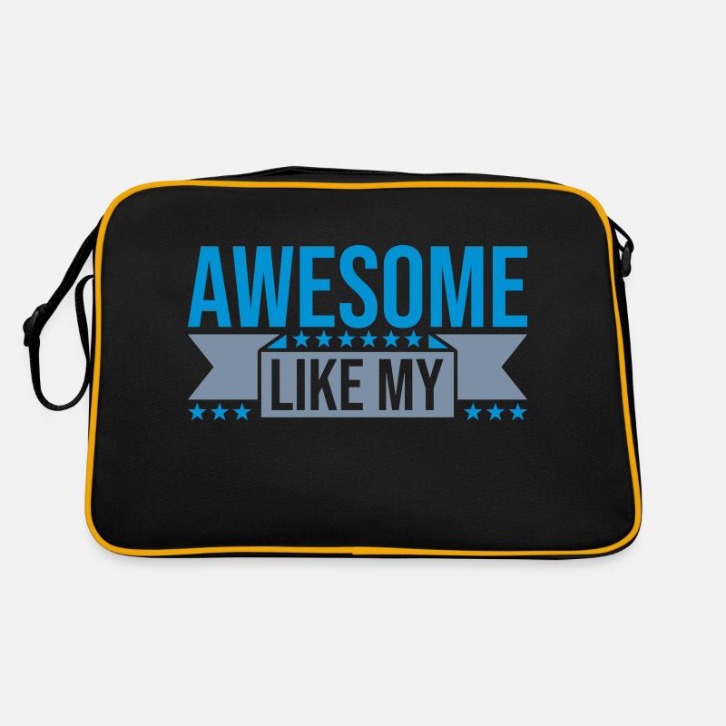 Insert Text Awesome Like Retro Bag