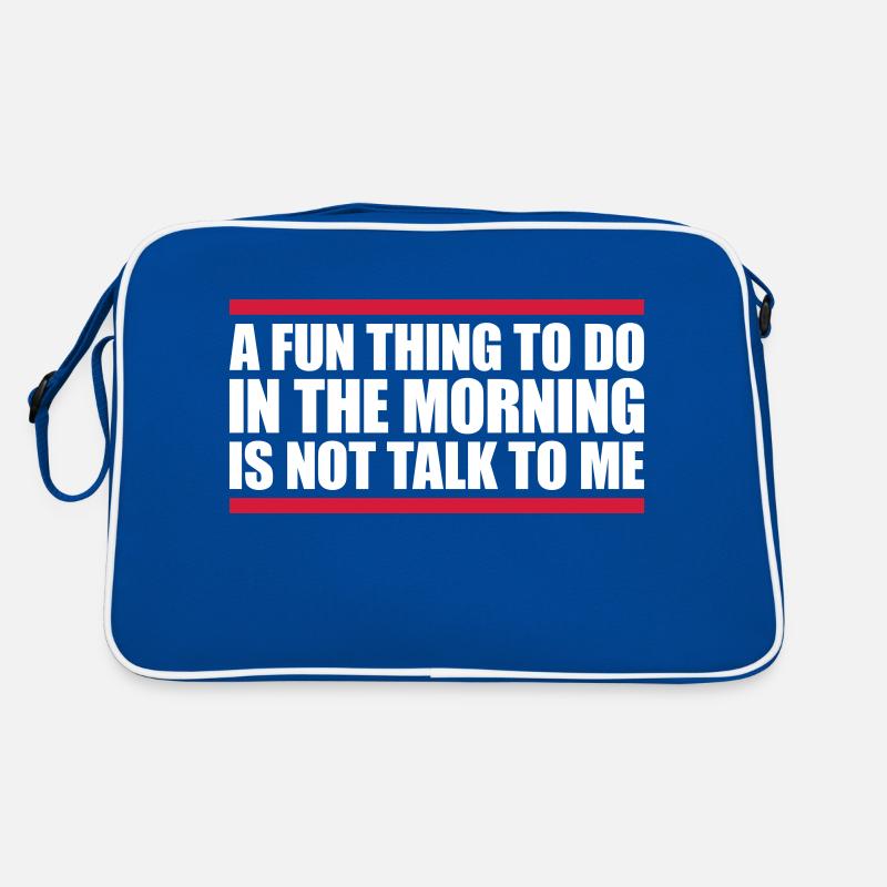 not talk to me Retro Tasche