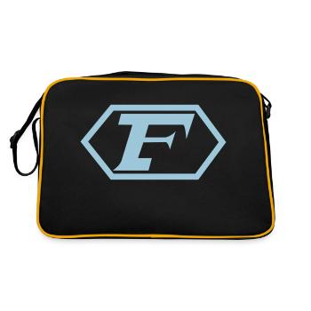 Captain Future - Retro Tasche - Schwarz/Gold - Hinten