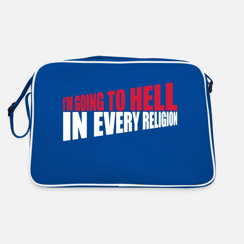 im going to hell Retro Tasche