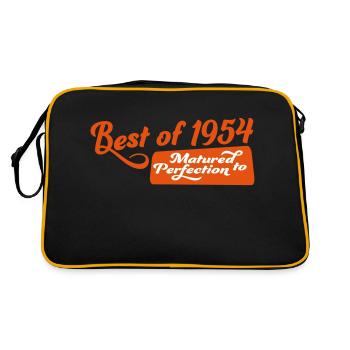 1954 - Retro Tasche - Schwarz/Gold - Hinten