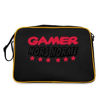 GAMER HORS NORME - Sac Retro - noir/or - Dos