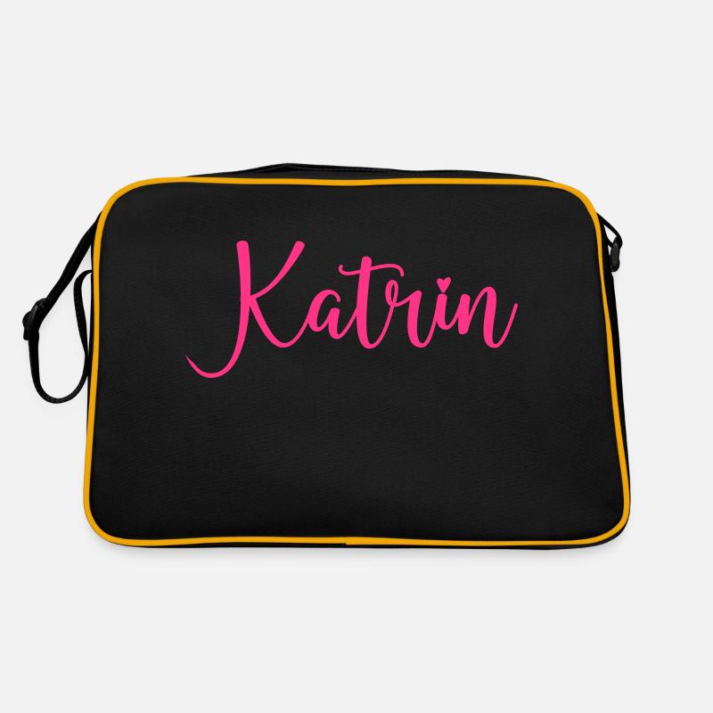 katrin name Retro Tasche