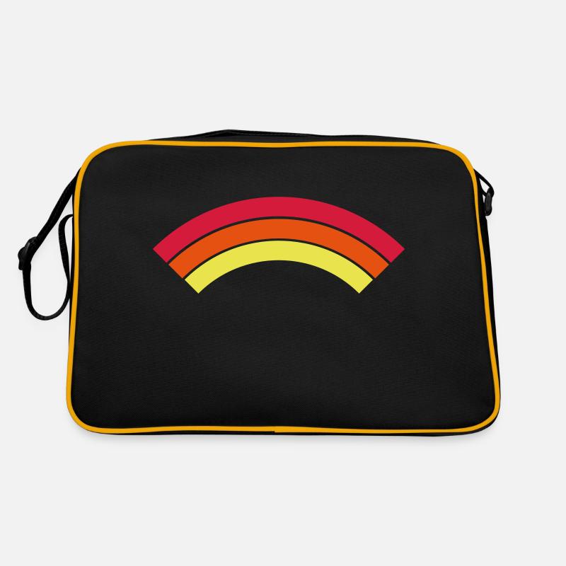 Regenbogen Retro Tasche