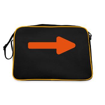 Arrow - Sac Retro - noir/or - Dos